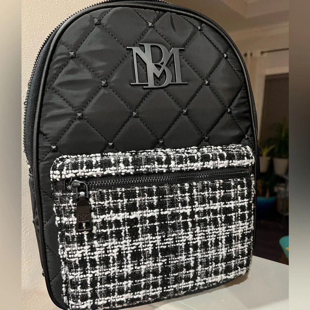 Badgley Mischka Black Backpack - Picture 4 of 9